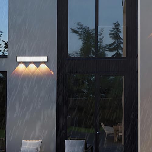 Éclairage mural LED IP65 à lumière chaude et longue applique en aluminium