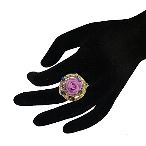 Adjustable Silver Tone Fashion Ring for Women