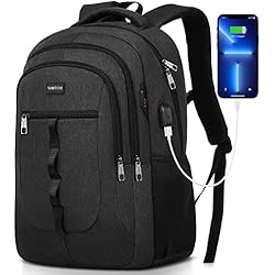 Ropa De Trabajo Oficina Hombre YAMTION Mochila Escolar,17.3 Pulgadas Mochila Hombre y Juvenil Mochila Portatil para Adolescente Estudiante Universidad Instituto Oficina Trabajo