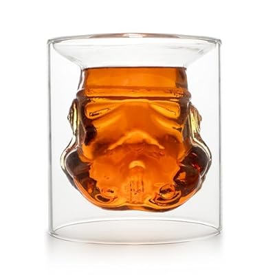 Thumbs Up - Vaso de whisky invertido Stormtrooper original  transparente  para whisky  bourbon y whisky escocés  150 ml  vaso de whisky perfecto como regalo para hombres - ¡ThumbsUp!