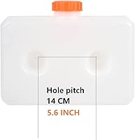 Vista 4 de Tanque de calentador diesel Tanque de combustible de plástico Caja de aceite Contenedor de tanque de agua (5L-1.32Gallon)