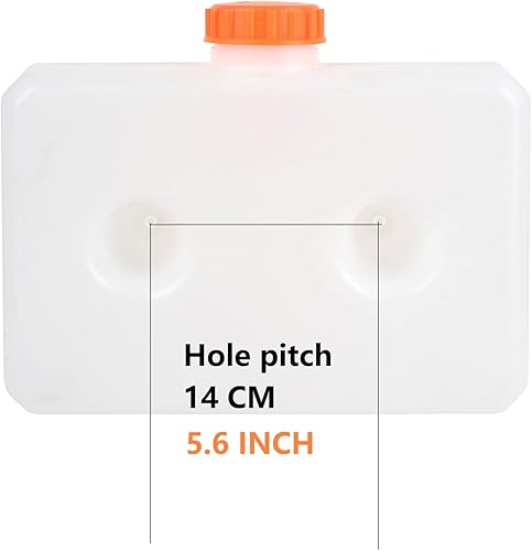 Miniatura 4 de Tanque de calentador diesel Tanque de combustible de plástico Caja de aceite Contenedor de tanque de agua (5L-1.32Gallon)
