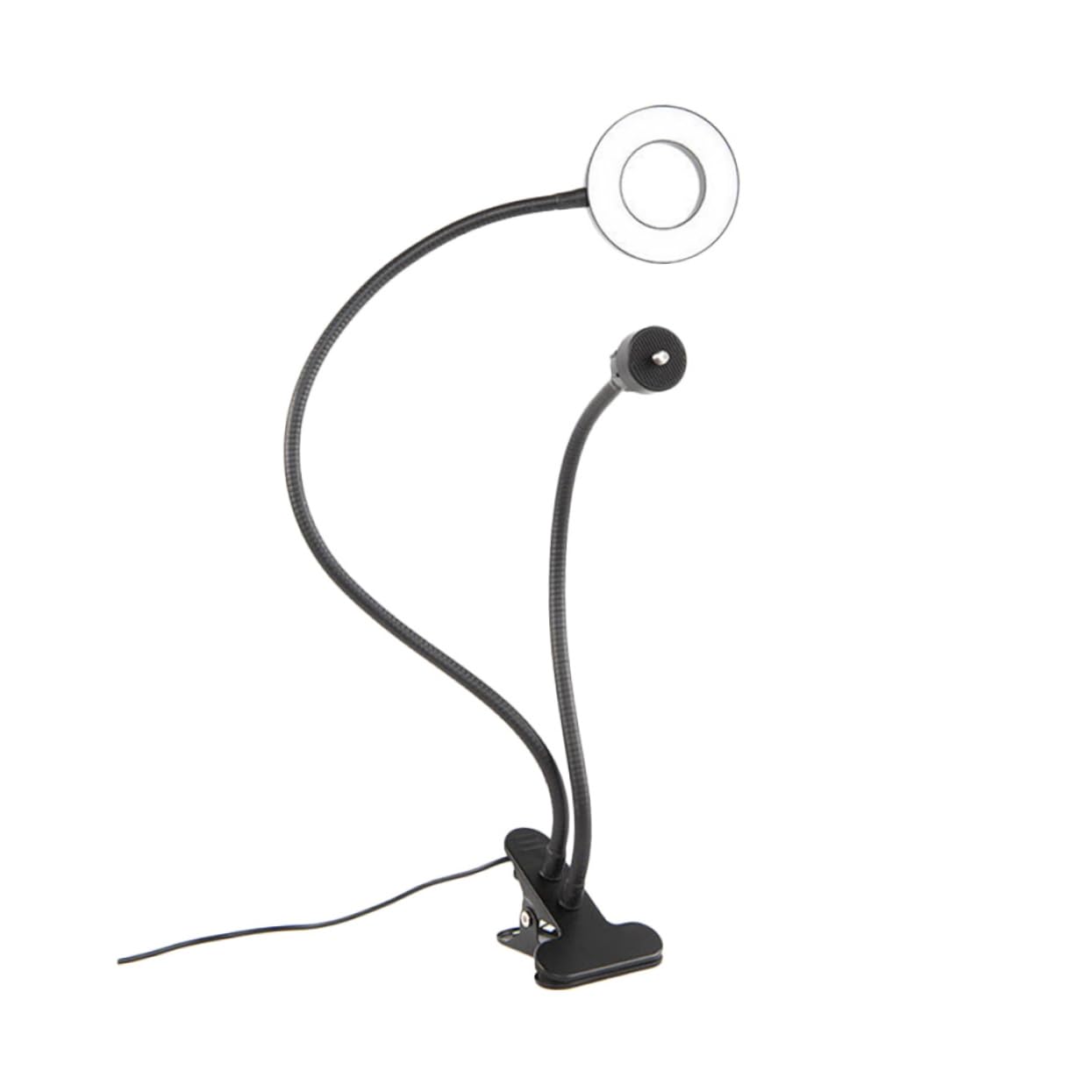 COLLBATH 1pc Tabletop Ring Fill Lamp Desk Light Clamp Selfie Ring Light Fill Lamp Clip Long Service