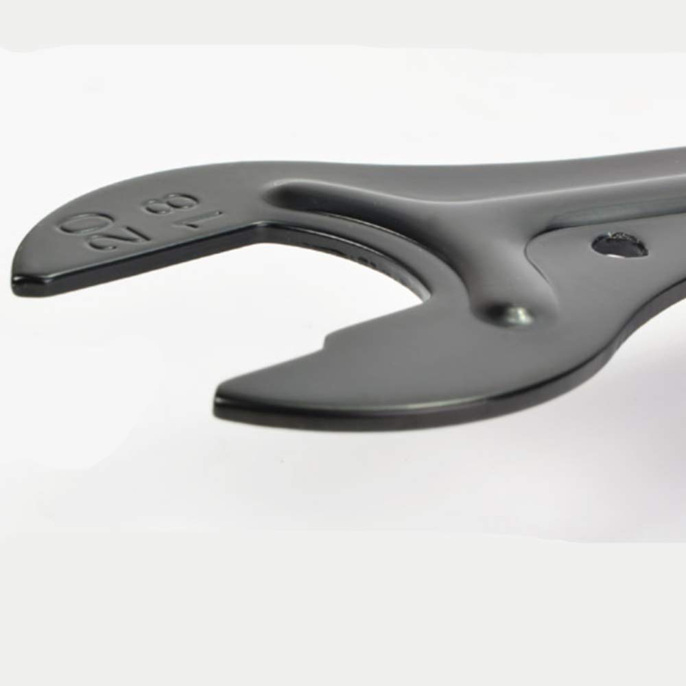 Oumers Fietspedaalsleutel, verwijderingssleutel met 323 mm extra lange handgreep, multifunctionele sleutel voor het verwijderen van pedalen met 15 mm, 16 mm en 24 mm zeskantgat