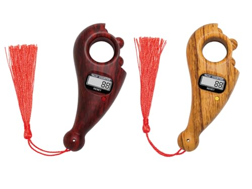 Abiyou 2 Pieces Digital Beads Counter, Portable Prayer Beads Counter, Prayer Digital Tasbih, for Meditation, Relaxation, Active Fingers, Prayer Islamic Tasbih Muslim