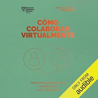 Diseño de la portada del título Cómo colaborar virtualmente