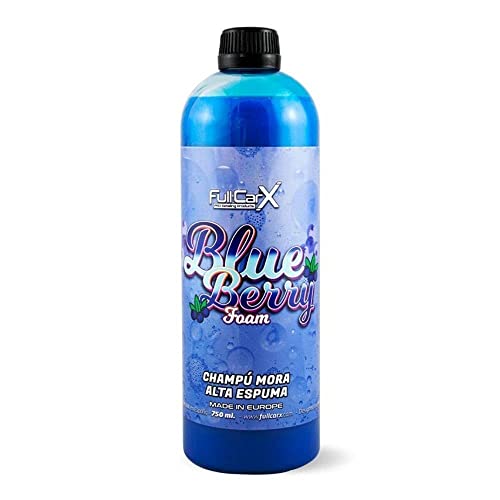 AutoFullCar Champú ARANDANOS para Coche Blue Berry Foam FullCarX Lavado Automovil Motocicleta Cover