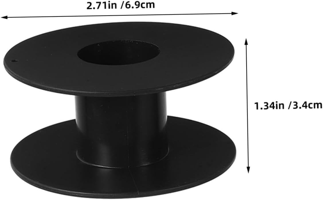 Hemobllo 6pcs Plastic Spool Cord Organizer Wire Reel for Cord Storage Cable Management Reel for Home Office Easy to Use