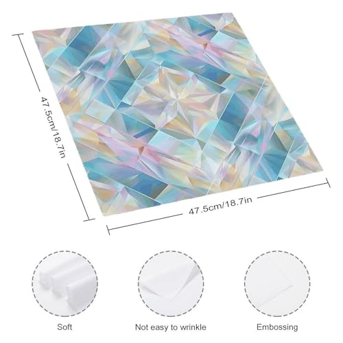 Servilletas de Tela Reutilizables Juego de 2 Azul Claro miniatura 2