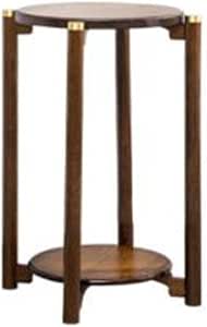 Amazon.co.jp: Round Shelving Unit Accent Table Corridor Side Table ...