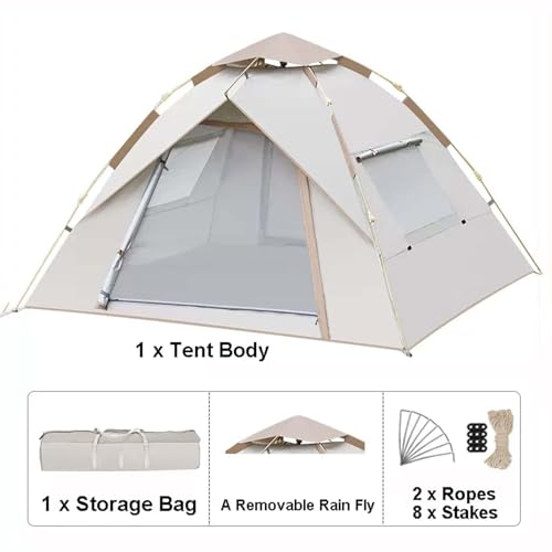 Carpa instantánea para camping 3-4 personas impermeable y ligera miniatura 6