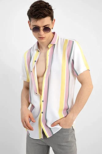 Image of Funky Printed Shirt for Men Half Sleeves
