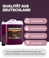 Optimal Products Urinsteinentferner extra stark 5L - Kraftvoller WC Reiniger, Entfernt hartnäckigste Ablagerungen im Sanitärbereich wie Urinstein & Kalkstein – Ansicht 6