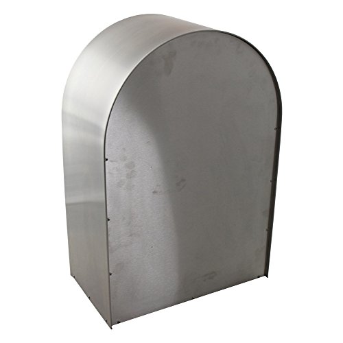 Burg-Wächter Nordic 3780 Ni Brievenbus, roestvrij staal met openingsstop, grote brievenbus, A4-inwerpformaat, roestvrij - Afbeelding 3