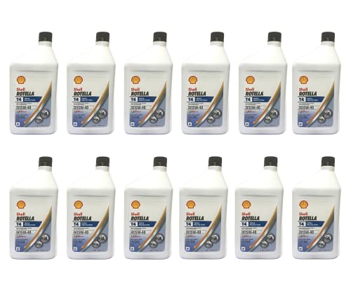 Shell Rotella T 15W-40 Diesel Engine Motor Oil 1 qt.