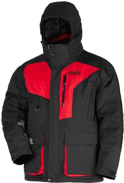 NORFIN EXTREME 5 Parka, Waterproof Insulated and Breathable, Wind Resistant, Fishing Jacket with Hood, HOLLOFIL Insulation