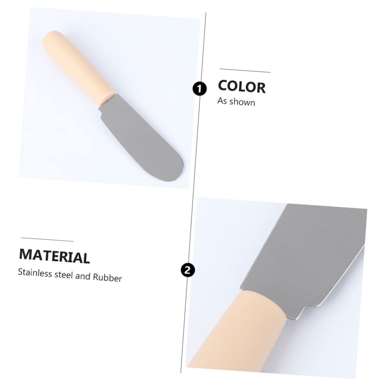 KICHOUSE 8pcs Butter Knife Butter for Cold Butter Jam Spreaders Cake Spatula Pizza Spatula Bread Spreader Cheese Spatula Cheese Spreader Knife Stainless Spatula Kitchen Spatulas Cream Pp