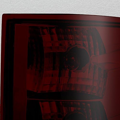 AKKON - For 2004-2015 Nissan Titan Black Headlights + Red Smoked Tail Brake Light Lamp Combo Pair Left+Right