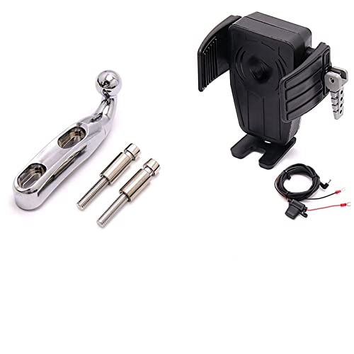 Support téléphone Goldwing GL1800 premium avec chargeur induction moto