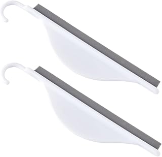 SOLUSTRE 6 Pcs Wiper Window Cleaner Shower Glass Squeegee Bathroom Squeegee for Shower Bath Squeegee Shower Door Squeegee Sticker Mirror Window Window Scraper Plastic Applicator Car