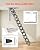 VEVOR Attic Ladder, 660LBS/299.4KG Capacity, Fits 10.5 to 11 ft Ceiling Height and 39.4 x 27.5 inch Opening Size, Alloy Steel Pull-Down Retractable Ceiling Stair with Pulling Rod for Attic Loft Roof
