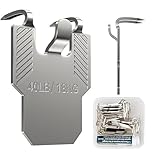 20Pcs Claw Drywall Picture Hanger Hooks, Picture Hanging Kit Hold up to 40lb, No Damage Heavy Duty Hook for Hanging Picture, Painting, Mirror, Photo Frame, Easy Tool-Free Nail-Free-Claw for Decor Room