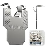 20Pcs Claw Drywall Picture Hanger Hooks, Picture Hanging Kit Hold up to 40lb, No Damage Heavy Duty Hook for Hanging Picture, Painting, Mirror, Photo Frame, Easy Tool-Free Nail-Free-Claw for Decor Room