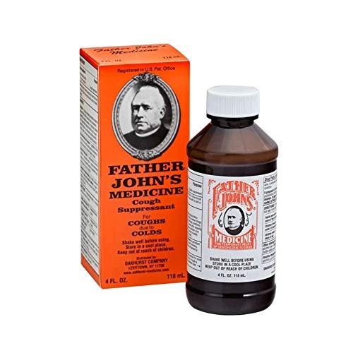 FATHER JOHN'S Medicine Cough Suppressant, 4 Oz (2 Pack)