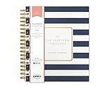 Day Designer for Blue Sky 2019 Daily & Monthly Planner, Flexible Frosted Cover, Twin-Wire Binding, 8