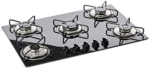 Cooktop a Gás Tramontina Brasil 94708501 com 5 Bocas Preto