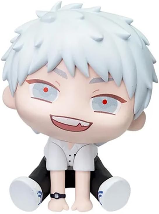 Yoshiki Tsujinaka Figure Hikaru Indo Look Up Figure Anime Hikaru Statue Model Sitting Pose Figurine Cake Topper Ornament Gifts 6cm
