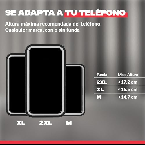 Funda magnética para móvil con funda ideal para bici, moto y brazalete 3