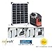 revolt Fenster-Solar: Fensterbank-Solarkraftwerk: Powerstation mit 20-W-Modul, 155 Wh, 230 V (Fenster-Kraftwerk, Solaranlage Wohnmobil, Mini)