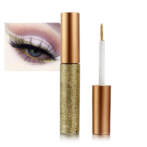 LAIKME Glitter Eyeliner Líquido Dorado Brillante
