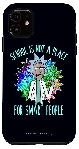 Rick and Morty School Case for iPhone 11