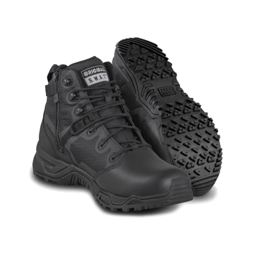 Image of Original S.W.A.T. Alpha Fury 6 inch Side Zip Leather Toe