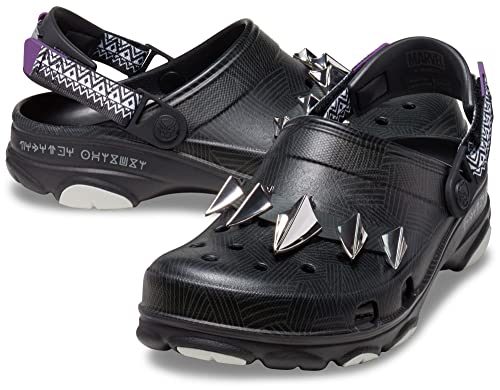 Crocs Unisex Classic All Terrain Black Panther Clogs, Multi, 9 Us Men #TOP5