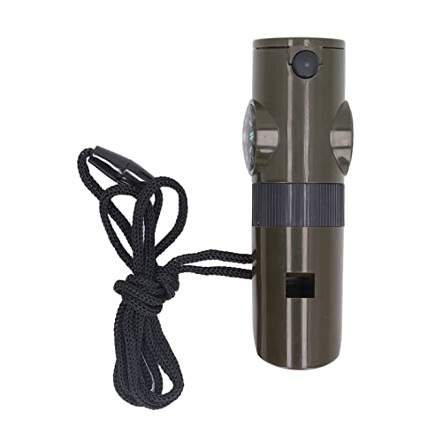KENANLAN 3pcs Multifunction Whistle 7 in 1 Portable Wear Resistant LED Thermometer Compass Emergency Survival Whistle for Outdoor - Image 2