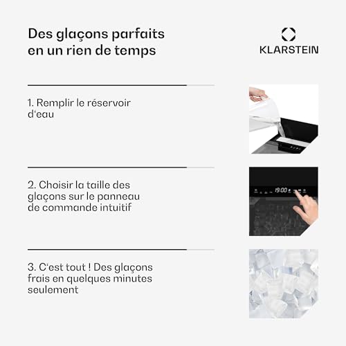 Ice Lux Machine À Glaçons Acier Inoxydable 23 Kg24 H Auto nettoyante - vue 7