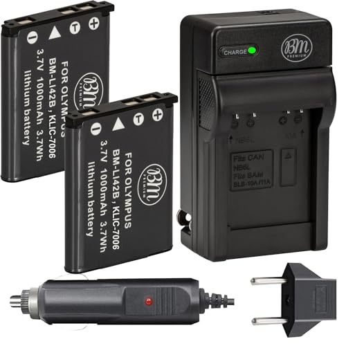 Bm Premium BM-LB012K4 2-Pack Of Lb-012 Batteries And Charger For Kodak Klic-7006 cover