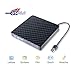 Masterizzatore Dvd Esterno Lettore Portatile USB 3,0/2,0 di CD-R, DVD±RW, CD±RW, CD-RW, DVD-R, Dvd Rom per PC, Laptop, MacBook con Sistema di MacOS, Windows, Linux Non Blu-Ray