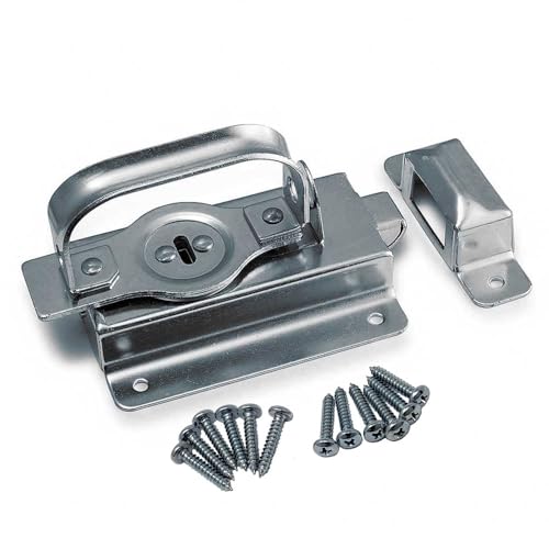 Laundry & Trash Chute Night Latch Keeper for Hopper Discharge Door. Heavy Duty Slam Kit. (Standard)