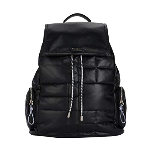 Parfois: Mochila Acolchada Con Bolsillos   Mujeres   Tallas   Negro