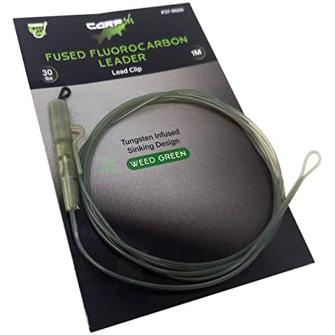 CARP ON 30lb Carp Leader Line with Swivel Cover