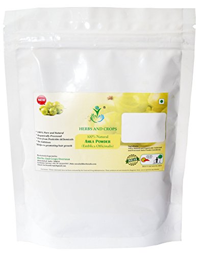 Herbs And Crops 100% Pure Natural Organically Grown Amla Powder (227g / (1/2 lb) / 8 ounces)
