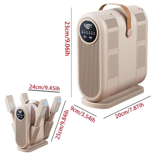 Secador de guantes y zapatos eléctrico con panel digital miniatura 2