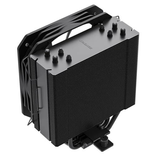 GameMax Sigma 540 ARGB CPU Cooler 200W TDP 4 x 6mm Copper Heatpipes & Aluminium Heat Sink CPU Air Cooler, 130mm ARGB PWM Fan For Intel LGA1700 / 115X / 1200 & AMD AM4 / AM5 | Black - Image 6