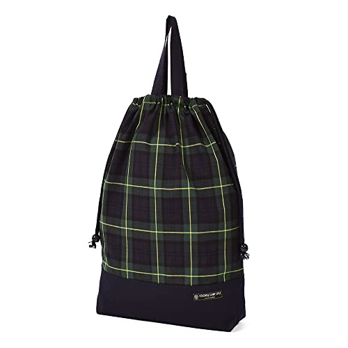 COLORFUL CANDY STYLE 体操服袋 男の子 巾着袋 大 体操服入れ 小学生 お着替え袋 大きめ タータンチェック・ダークグリーン N3381300のサムネイル