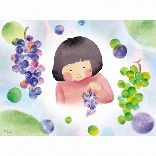 葡萄と少女の壁掛 Amazon.co.jp: 榎本早織『葡萄と少女』高精彩工芸画+手彩 人物画 風景