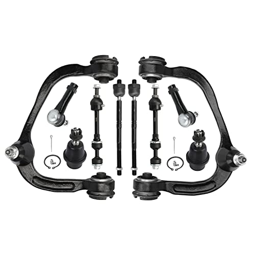 Brtec Front Suspension Set Upper Control Arm W/Ball Joint Front Sway Bar End Link Inner Outer Tie Rod End For 2005-2006 For Ford F-150 4Wd 10Pcs #TOP1